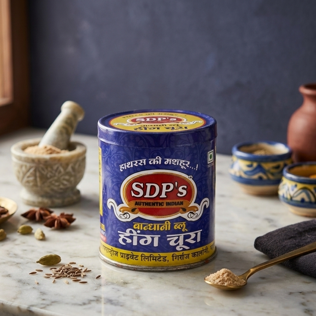 Bandhani Blue Hing Chura (50g)