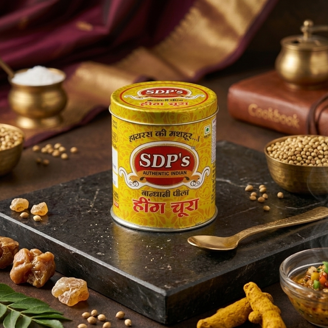 Bandhani Yellow Hing Chura (50g)