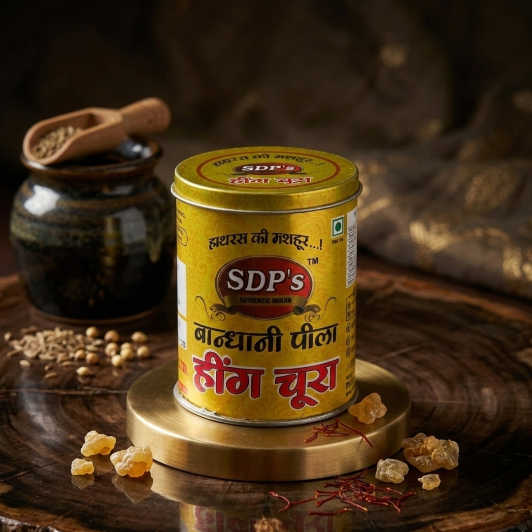 Bandhani Yellow Hing Chura (100g)